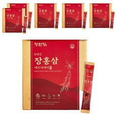 정원장 6년근 에브리데이 장홍삼 스틱 100p, 1kg, 6박스