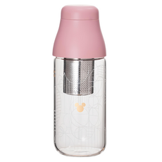 TOAST Living SCENE 隨身玻璃茶瓶, 粉色, 500ml, 1個