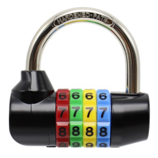 BOSVISION 博士威 4字輪密碼鎖/行李箱鎖/門鎖/鋼鎖鉤 BV-8861 直徑7.8mm, 1個