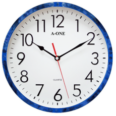 A-ONE 金吉星 電鍍框靜音掃描掛鐘 TG-0313, 顏色隨機