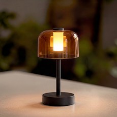 레토 테이블 조명 GLOWY-T 스탠드형, 블랙