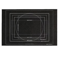 FANCY LIFE 拼圖收納毯 1500片, 黑色, 1片