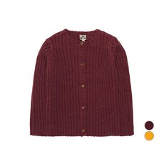 BONTON 女童標誌性羅紋針織開襟衫 BSF21KC24N