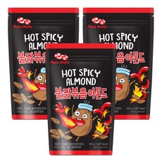 NutsHolic 火辣雞風味杏仁果, 180克, 3袋