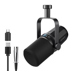 조이트론 유선 프로페셔널 다이나믹 마이크, DUX70, 블랙