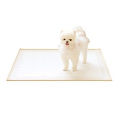 sosimtiger 寵物防滑矽膠便盆墊, 米色, 1個