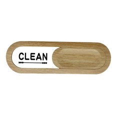 Ju and Ji 洗碗機滑動式磁性指示牌 橢圓形, 橡木, 1個