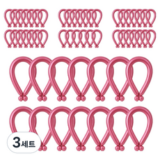 피앤비유니티 요술풍선 50p 세트, 메탈 석류레드, 3세트