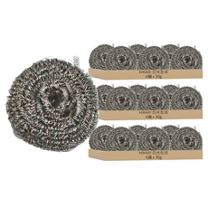 HIKARI 日光生活 不銹鋼絲球 R696 30g, 6個, 3包