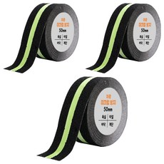 DADA 夜光防滑膠帶 綠色 50mm x 5m, 3個