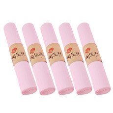 마다꾸미 컬러 주름지 크래프트지 25 x 250cm 02 라이트핑크, 5개