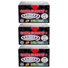 鱷魚 淡煙蚊香 經濟 30卷, 450g, 3盒