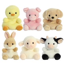 AURORA World PalmPals 動物玩偶6入禮盒組, 多色, 6個, 20cm