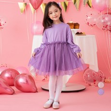 Lolly Tree 女童款泡泡袖細閃連身紗裙