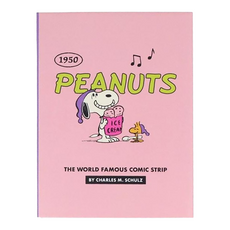 sun-star PEANUTS 史努比美式畫風造型便利貼套組, 歡樂甜點 粉紅色, 60張, 1組