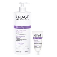URIAGE 優麗雅 Gyn-Phy 日常溫和女性潔膚露 + 3ml, 1個, 500ml