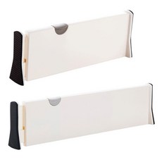 FaSoLa DIY可任意拼接 伸縮抽屜隔板 2個, 白色