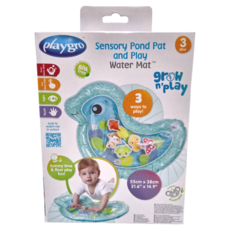 playgro 小鴨遊戲墊 感官池塘拍打水墊 3個月以上寶寶適用, 冰涼小鴨