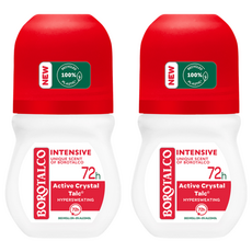 BOROTALCO Intensive清爽止汗滾珠瓶, 50ml, 2個