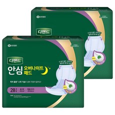 디펜드 남녀공용 안심 오버나이트 패드 성인기저귀, 28개입, 2개