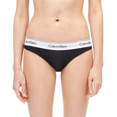Calvin Klein 凱文克萊 underwear Cotton Bikini 寬鬆緊帶基本款 三角褲, 黑色
