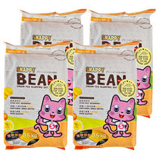 SNAPPY 纖維豆腐砂, 3.5kg, 熱帶柑橘, 4包