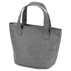 PEARL LIFE 珍珠金屬 條紋餐袋 Lennon Lunch Bag D-6710, 1個, 灰色