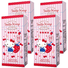 KAISER 甘百世 Hello Kitty 草莓巧克力棒餅, 35g, 4盒