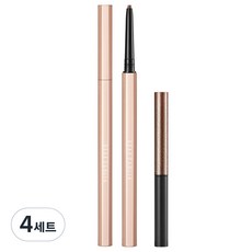 디어달리아 퍼펙트 디자이닝 아이라이너 워터프루프 펜슬 세트 13g, 4세트, 글리터 카키