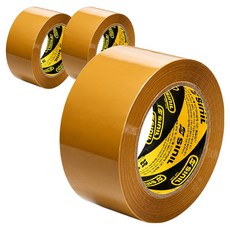 신일테이프 박스테이프 두께 57mic x 폭 48mm x 길이 80m, 황색, 3개