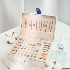 Mong of Simple 首飾收納盒, 1個, 白色