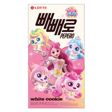 PEPERO 奇妙萌可 白巧克力餅乾 8入, 37g, 1個