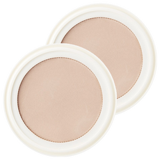 THE FACE SHOP 菲詩小舖 FMGT黃金膠原蛋白安瓶網狀氣墊粉餅補充蕊 13g, 2個, 201 Apricot Beige