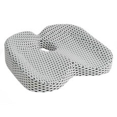 HONDONI 新款6D全包裹式美臀減壓坐墊 M17, 流星灰, 1個