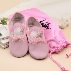 Bidan-gil 女童用Plié芭蕾舞鞋 + 收納袋套組