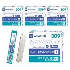 화신 커터날 소 100p KB-309, 실버, 4개