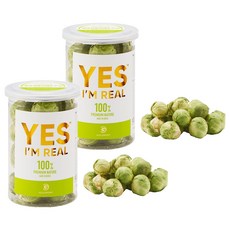 골드로니 반려동물 예스아임리얼 생생 건조간식, 방울양배추 트릿, 40g, 2개