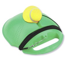 BaeGot Sports 繩索固定式單人網球練習器, 綠色