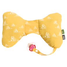 Simplygood 蝴蝶護頸枕 - 黃刺蝟 100%棉, 30 x 20 x 6.5cm, 1個