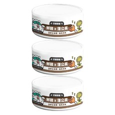 NU4PET 陪心寵糧 super小白 鮮雞蒲公英貓主食罐 80g*3入 肝臟保健 全齡貓適用, 鮮雞 + 蒲公英, 3罐