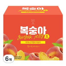 데이앤 곤약젤리 복숭아, 150ml, 6개