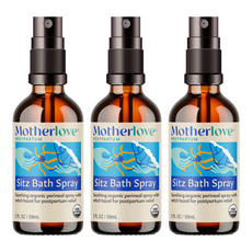 motherlove 媽咪樂哺 天然草本舒緩噴霧 2oz 產後護理 草本舒緩 私密護理, 3瓶