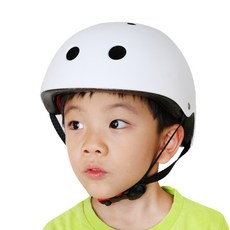 DAYOFF 兒童自行車安全帽 SK11, 霧面白色