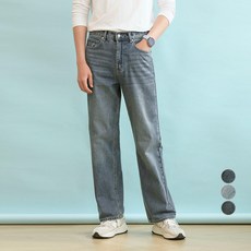 BLUEFORCE 男款Reteuan後鬆緊帶半寬版牛仔褲