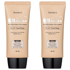 DEOPROCE 迪普詩 魔法BB霜 SPF50+ PA+++, 23 Sand Beige, 60ml, 2條