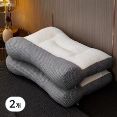 HAWAII SLEEP 高密度舒適頸椎枕, 灰色, 2個