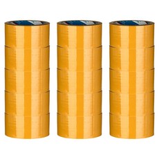 Daebak Tape 輕包裝封箱膠帶 50m 黃色, 15個