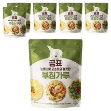 곰표 노릇노릇 고소하고 쫄깃한 부침가루, 2kg, 6개