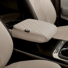 AIMBAN Carnival KA4專用 S型中央扶手箱靠墊, 棉米色