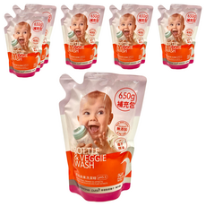 媽媽餵 奶瓶蔬果洗潔精補充包 650g, 6包